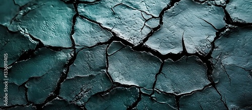 Obraz na płótnie Cracked earth texture, arid landscape (1) w salonie