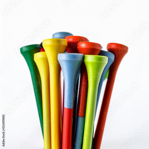  Golf tees isolate with white background.white background.-144.png