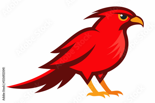 Merlin Bird Creative Vector Design