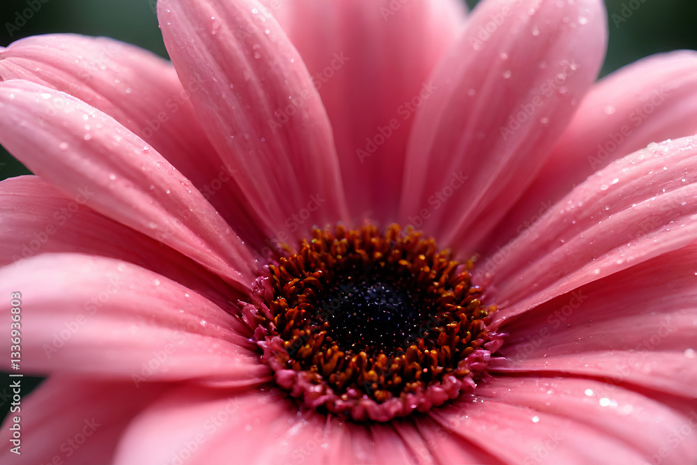 Obraz premium close up of pink gerber daisy