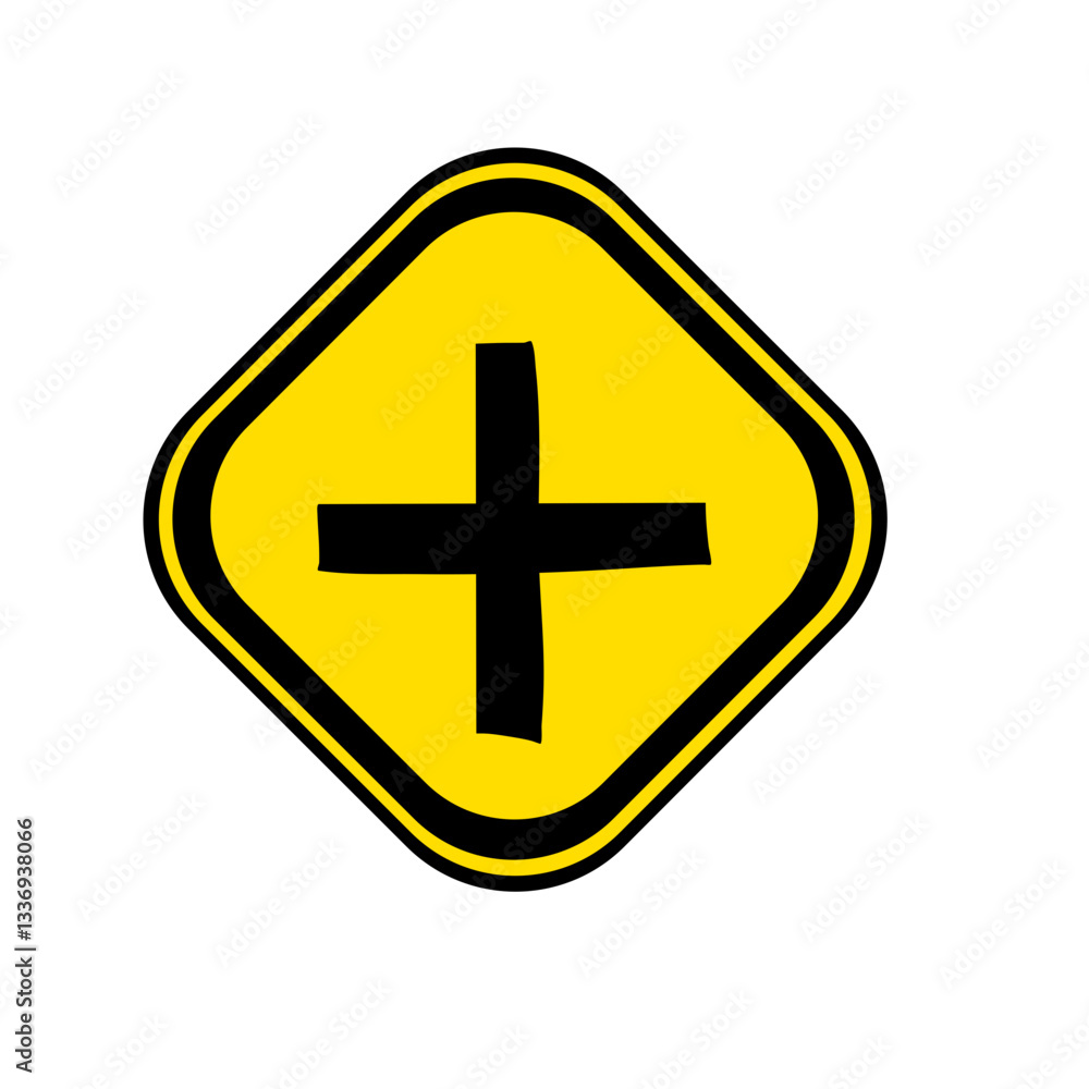 Fototapeta premium Vector Traffic Regulation Signs