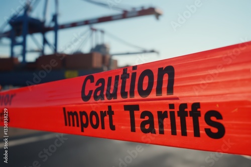 Obraz na płótnie import tariffs and the impact on your business w salonie
