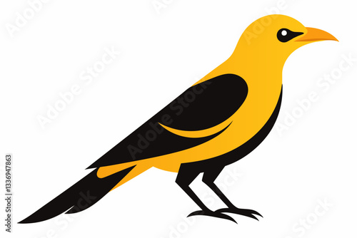 Beautiful High-Resolution Illustration of Eurasian Bullfinch