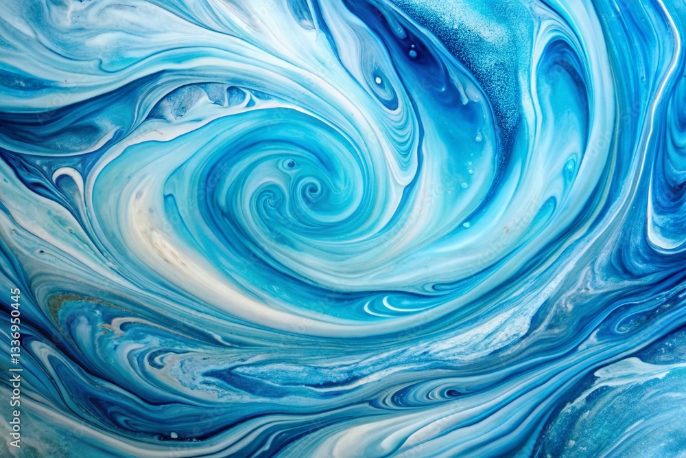 Abstract Blue Swirl Liquid Background: Marble Texture, Wavy Pattern, Aquarelle Design for Food Photography Abstract Blue Swirl Liquid Background: Marble Texture, Wavy Pattern, Aquarelle Design for Food Photography