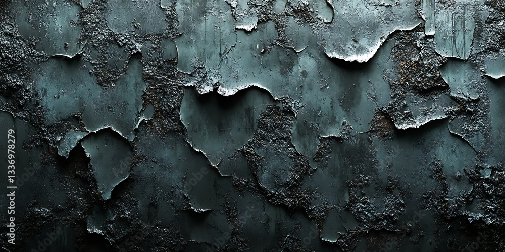 Dark, textured wall, grunge background