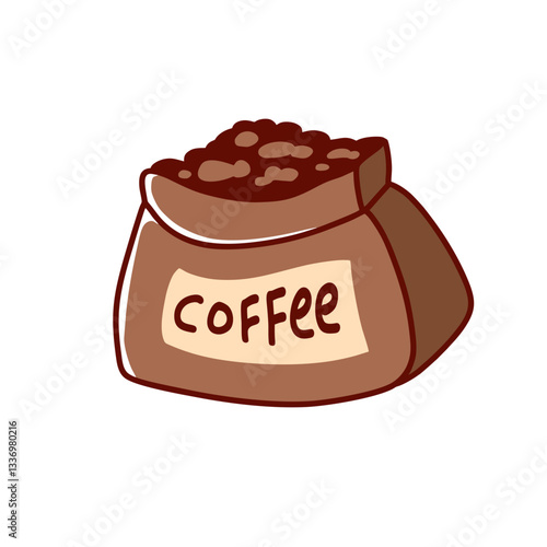 A sack of coffee seed