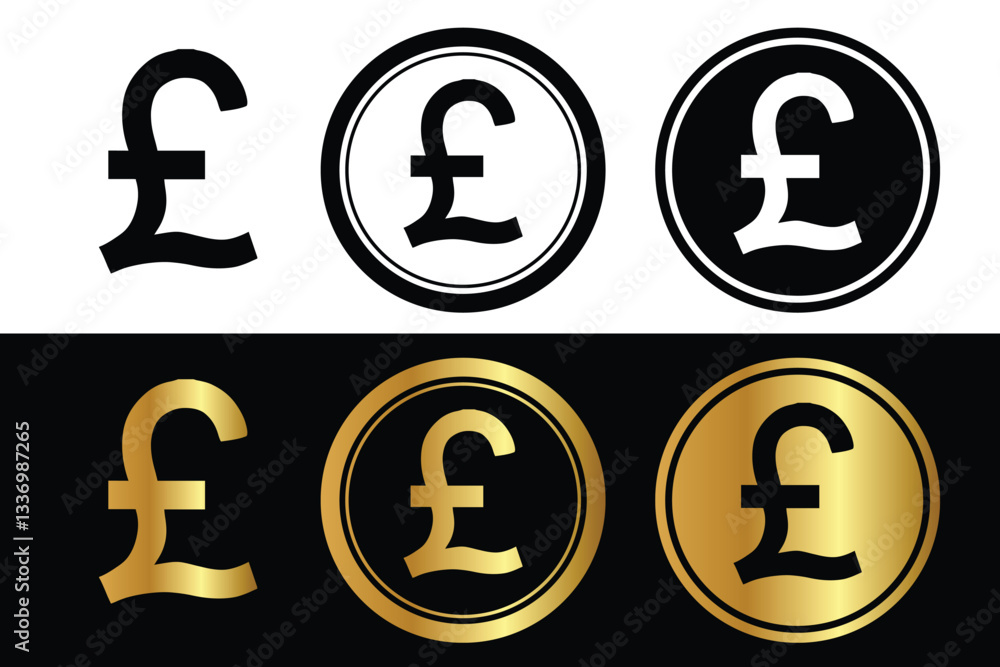 Pound coin, Pound coin vector, Pound, golden Pound coin, money, currency Pound coin, Pound coin vector, Pound, golden Pound coin, money, currency