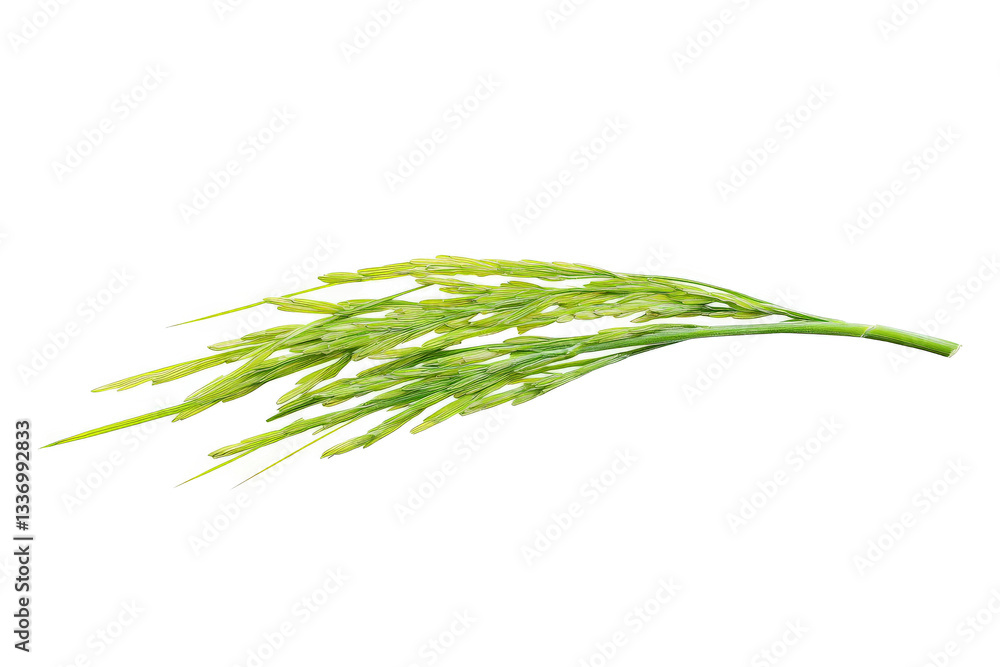 Naklejka premium a bunch of green grass on a white background cutout image and isolated on transparent background 