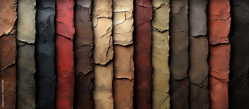 Stone texture samples, various earth tones