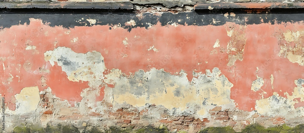 Weathered wall texture, urban decay, exterior