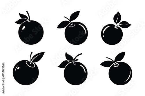 Wallpaper Mural Huckleberry – Gaylussacia spp. silhouette vector illustration Torontodigital.ca