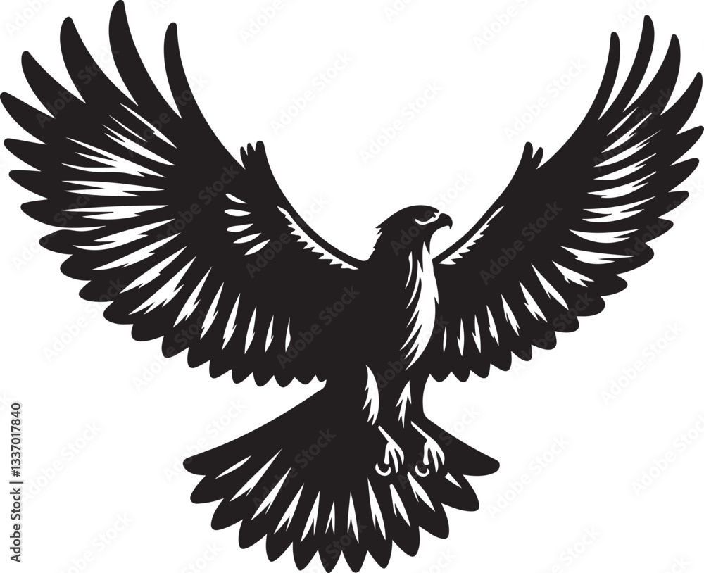 Obraz premium eagle vector illustration