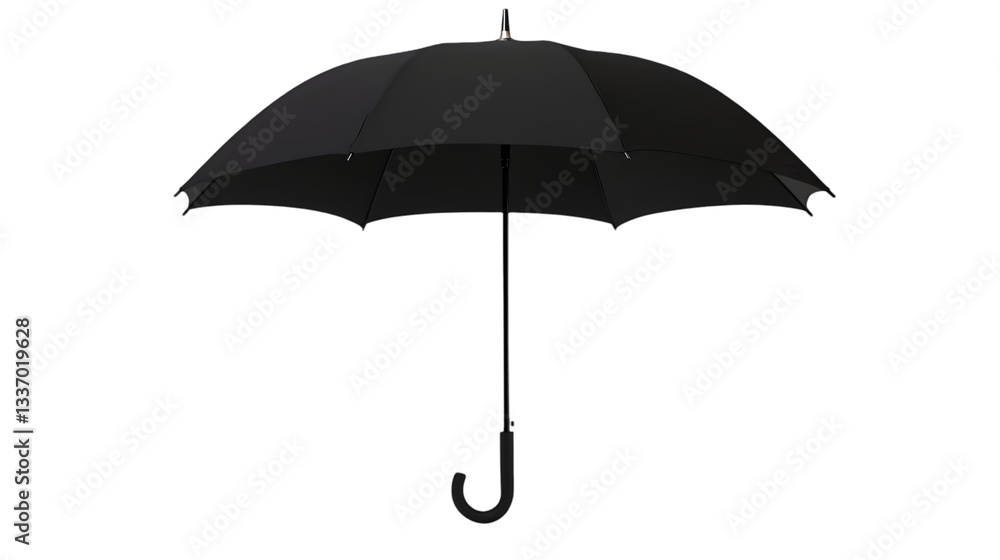 Classic Black Umbrella Rainy Day Protection Stylish Accessory Weather Protection Fash Classic Black Umbrella Rainy Day Protection Stylish Accessory Weather Protection Fash