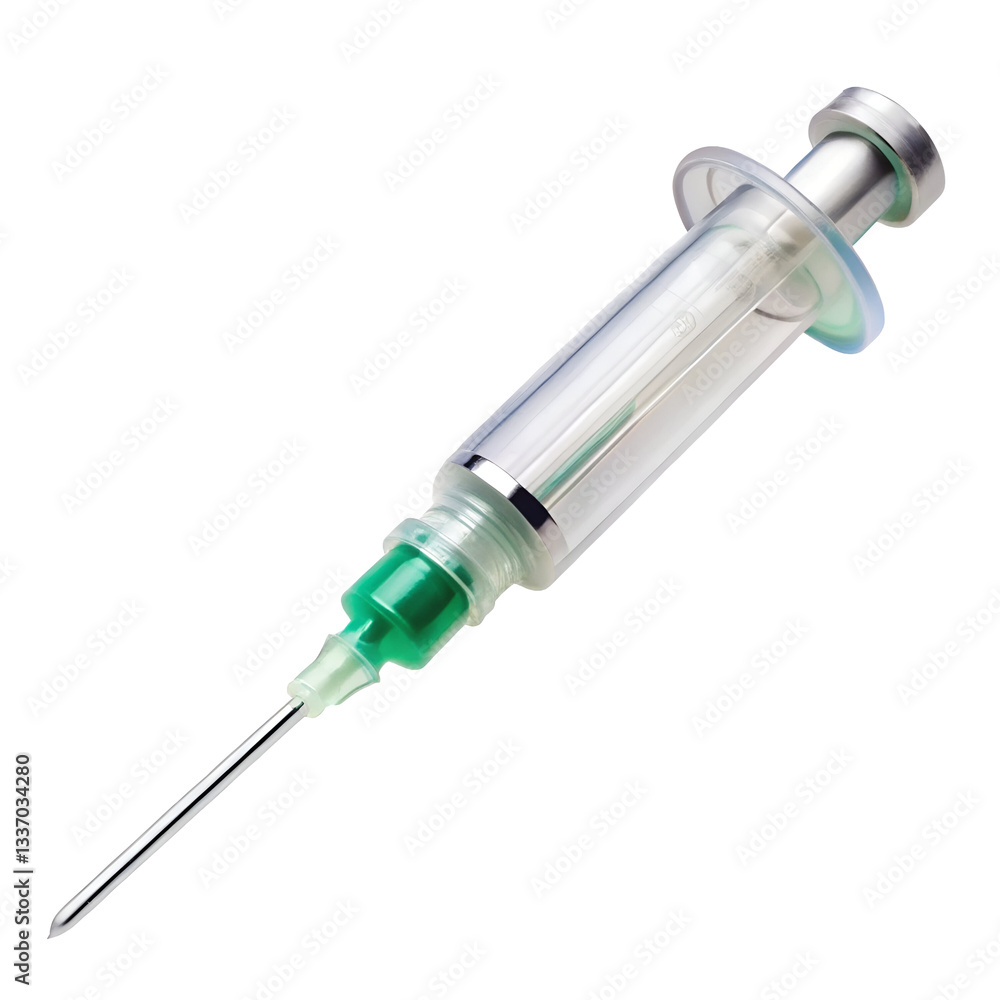 syringe on white syringe on white