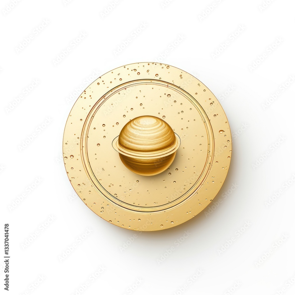 Saturn clip art gold white background porcelain. Saturn clip art gold white background porcelain.