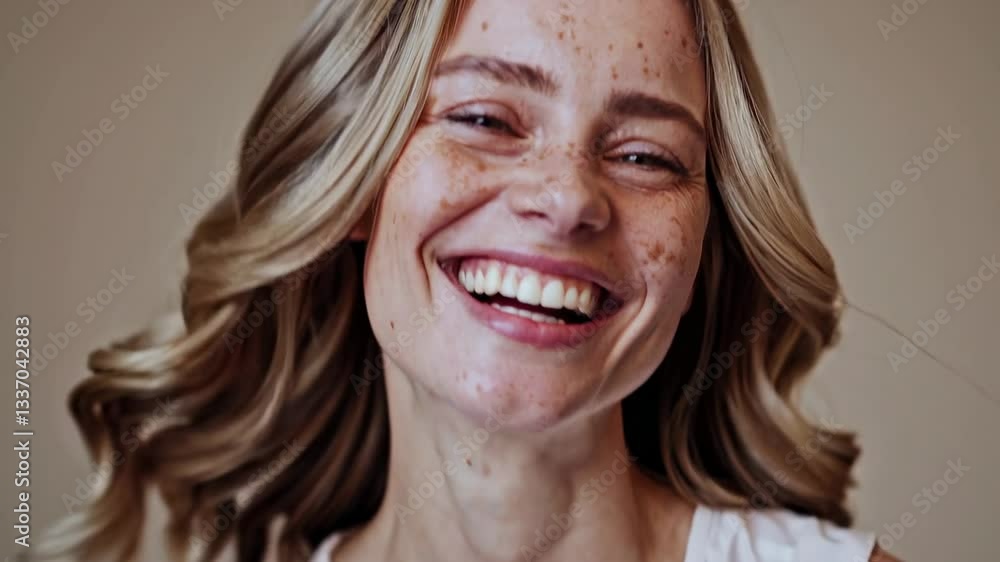 The Smiling Joyful Woman The Smiling Joyful Woman