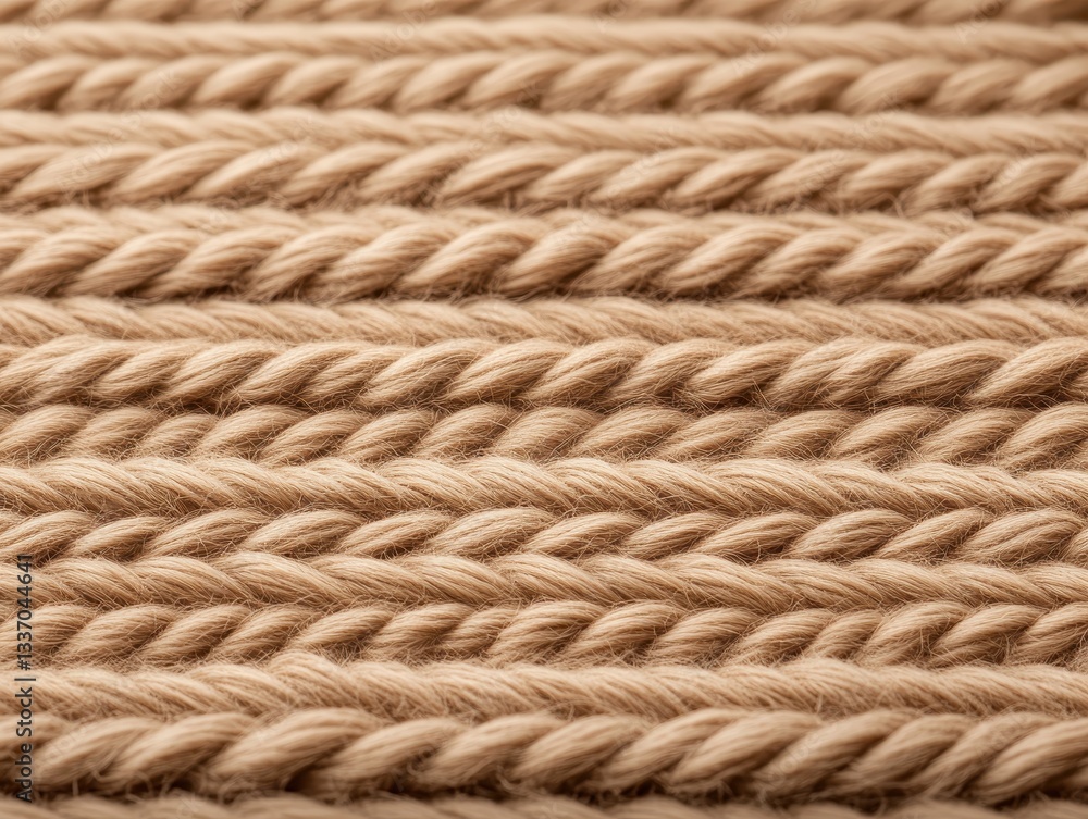 Close-up of intricately woven natural fiber rope showcasing texture and pattern Close-up of intricately woven natural fiber rope showcasing texture and pattern