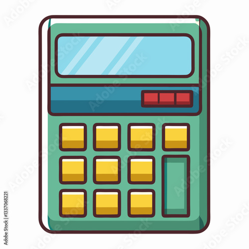 a simplified calculator image
