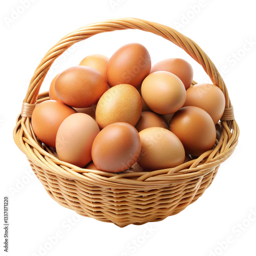 Wallpaper Mural eggs in a basket Torontodigital.ca