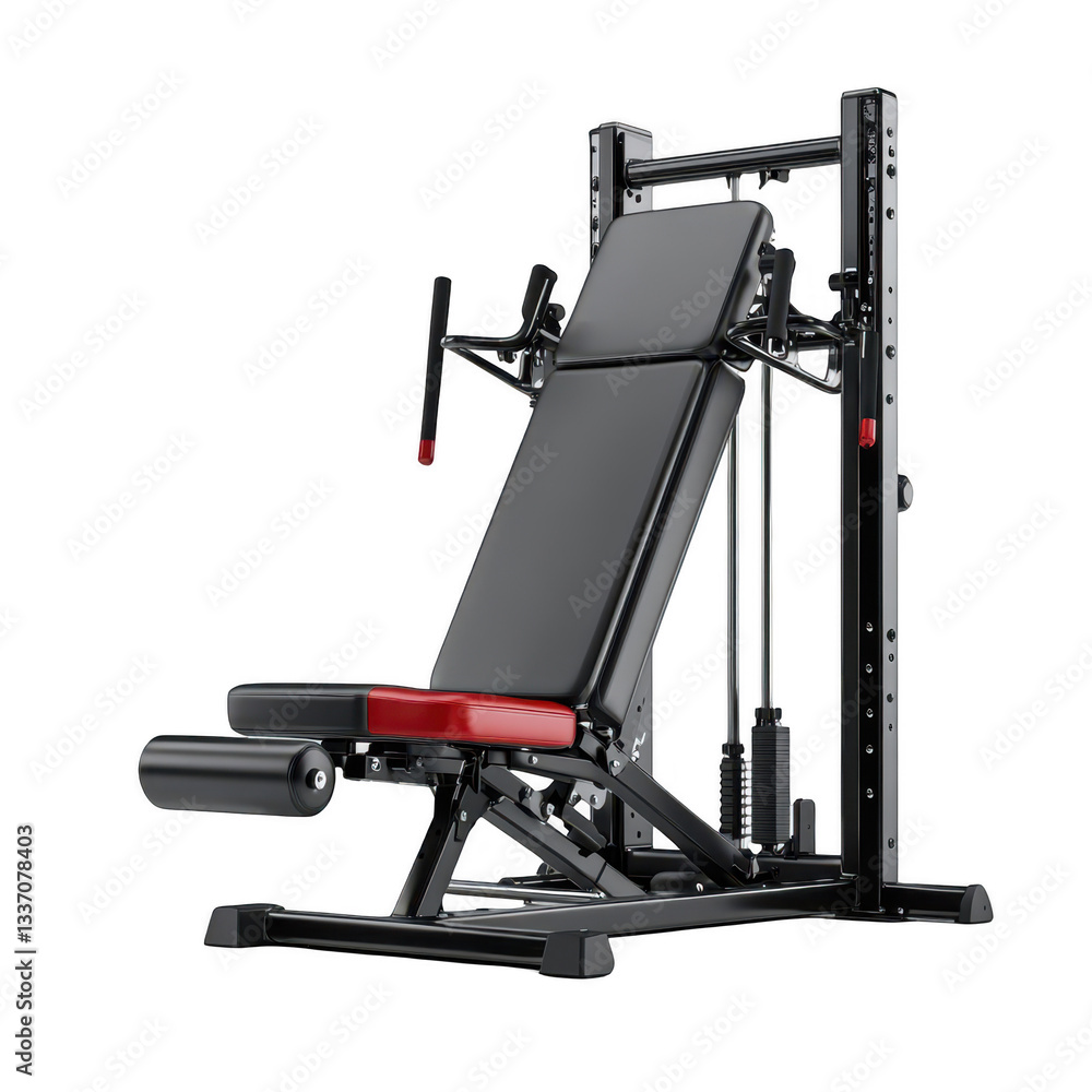 Fitness Equipment Bench with Adjustable Features and Weight System Fitness Equipment Bench with Adjustable Features and Weight System