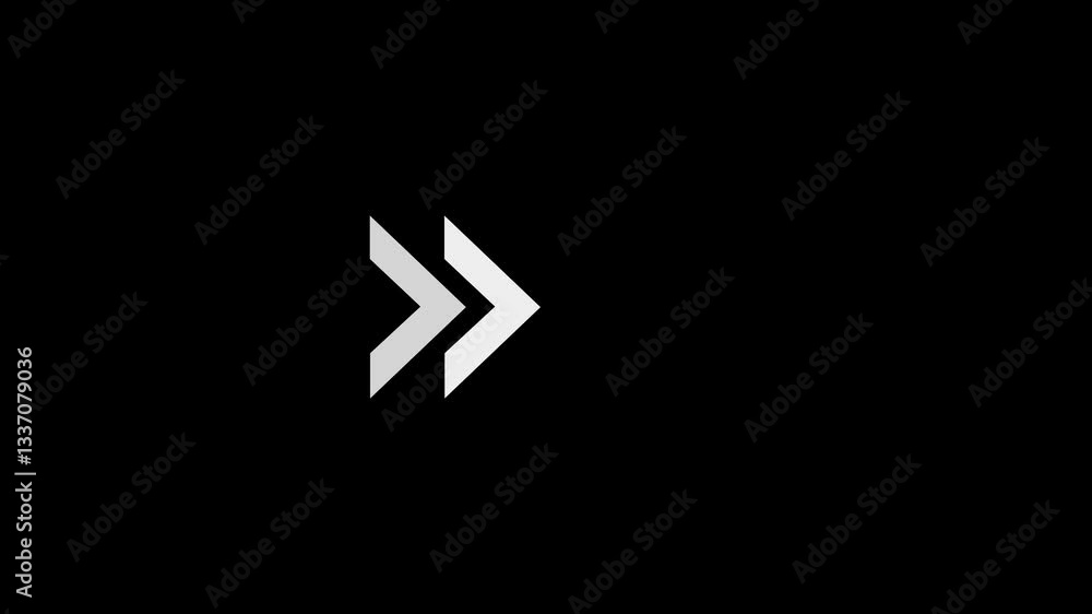 Arrow loop animation direction concept.Colorful arrow icon concept.Arrow direction sign animation. Arrow loop animation direction concept.Colorful arrow icon concept.Arrow direction sign animation.