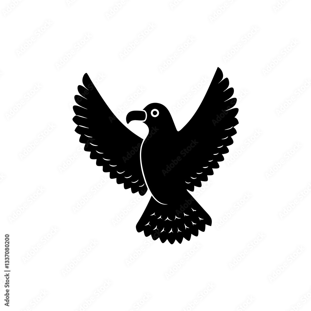 Fototapeta premium creative details Seagull Icon vector illustration