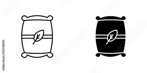 Bag seedlingicons for ui. vector illustration