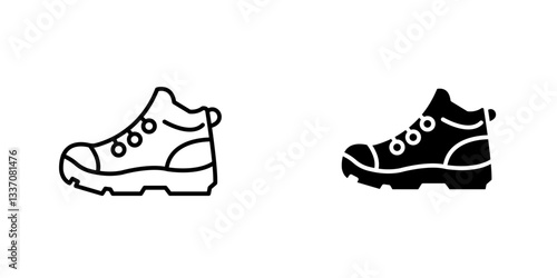 Booticons for ui. vector illustration