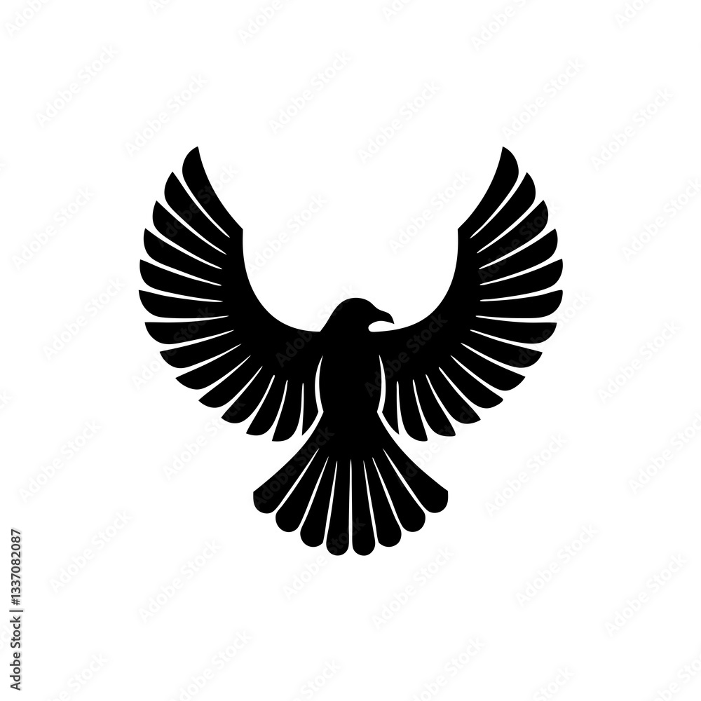 Obraz premium creative details Seagull Icon vector illustration