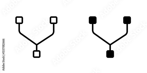 Code Forkicons for ui. vector illustration