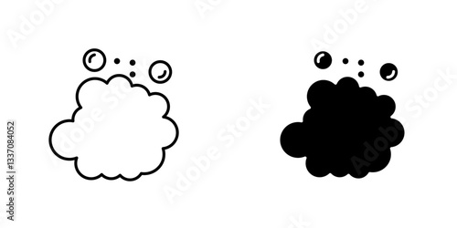 Foamicons for ui. vector illustration