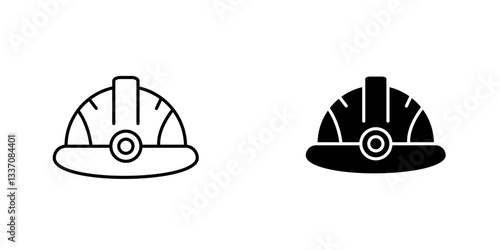Hard haticons for ui. vector illustration