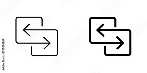 Replaceicons for ui. vector illustration