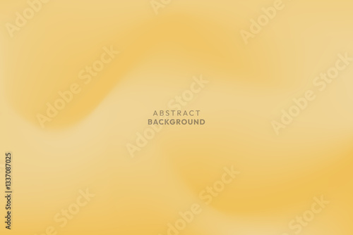 Yellow gradient blend background. Bright abstract blurry background. Illustration vector.