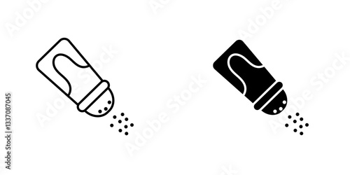 Salt shakericons for ui. vector illustration