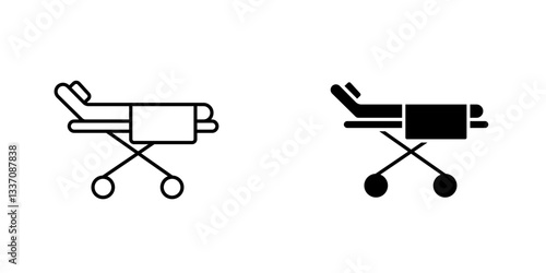 Stretchericons for ui. vector illustration