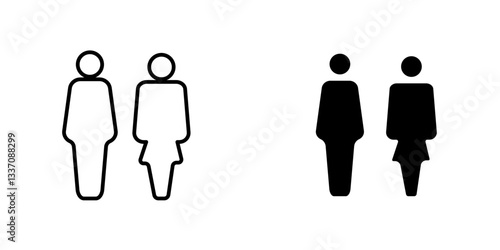 Toileticons for ui. vector illustration