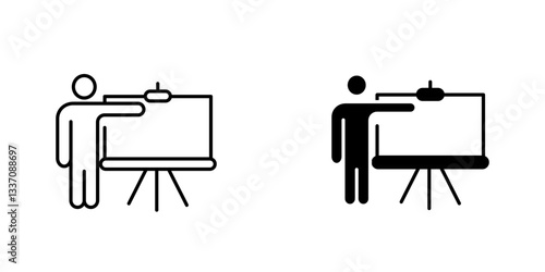 User chalkboardicons for ui. vector illustration