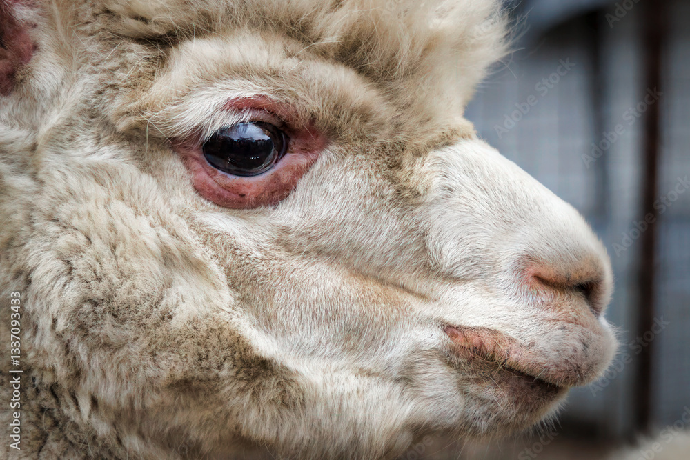 Fototapeta premium Alpaca Closeup