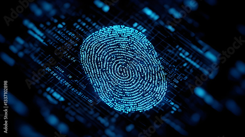 Wallpaper Mural Futuristic Digital Fingerprint Scan on Blue Tech Background, Biometric Security Identification System Concept for Technology and Cybersecurity Themes

 Torontodigital.ca