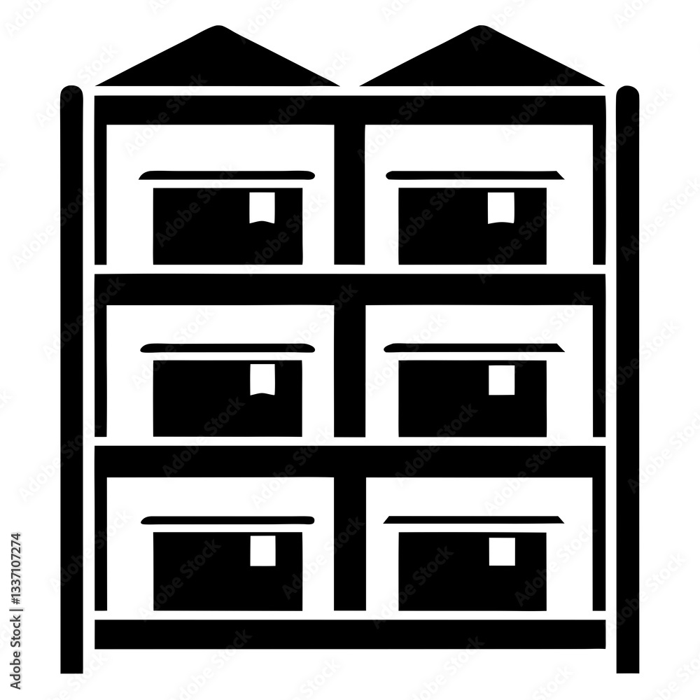 Modern bathroom shelves storage unit vector illustration with a white background. Perfect for home decor, interior design, and organization projects. Modern bathroom shelves storage unit vector illustration with a white background. Perfect for home decor, interior design, and organization projects.
