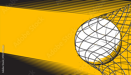 Abstract volleyball background design. Sports concept.
