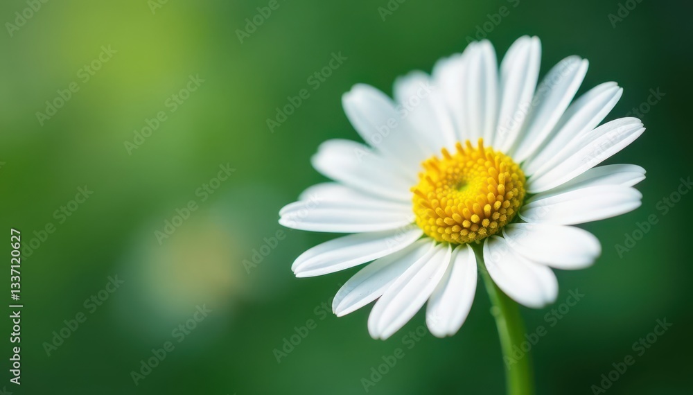 Single chamomile blossom, vibrant yellow disc florets , bright, yellow Single chamomile blossom, vibrant yellow disc florets , bright, yellow