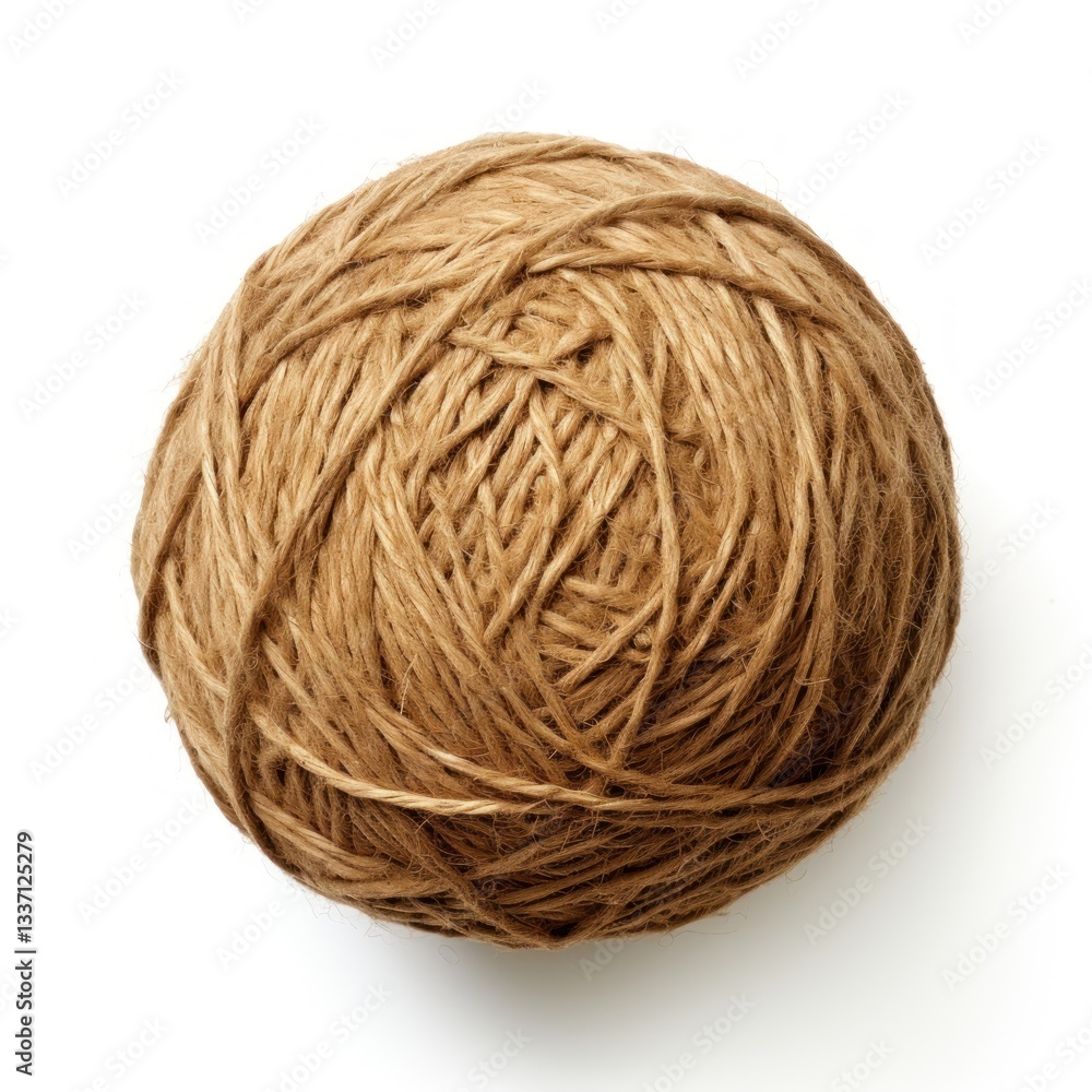 Natural jute twine string ball backgrounds wool white background. Natural jute twine string ball backgrounds wool white background.