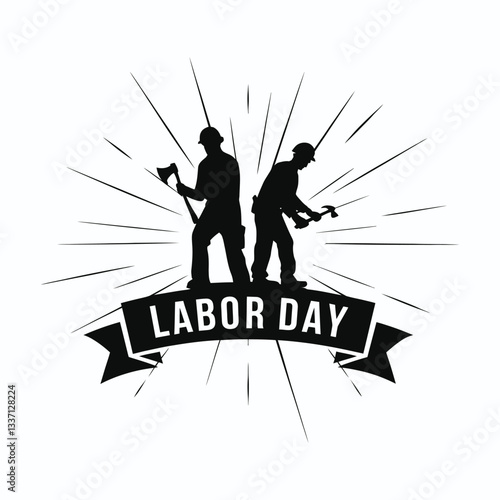 Happy Labor Day Illustration Design.