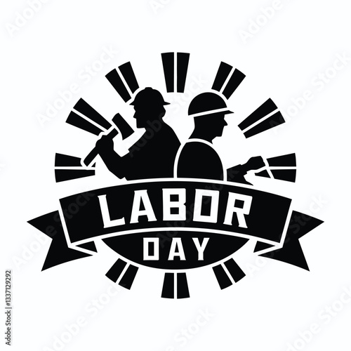 Happy Labor Day Illustration Design.