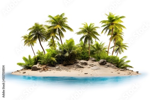 Tropical island outdoors nature plant.