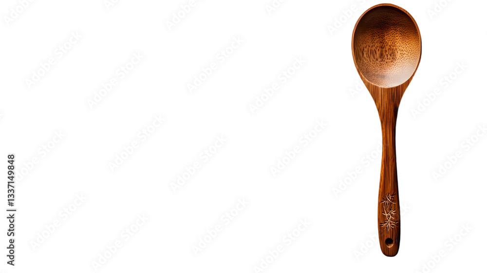 Rustic Wooden Serving Spoon Kitchen Utensil Cooking Tool Food Photography Prop Hand Rustic Wooden Serving Spoon Kitchen Utensil Cooking Tool Food Photography Prop Hand