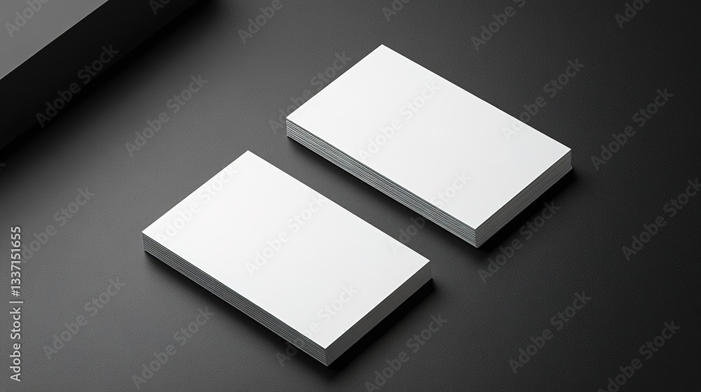 A clean business card mockup with a professional corporate feel. A clean business card mockup with a professional corporate feel.