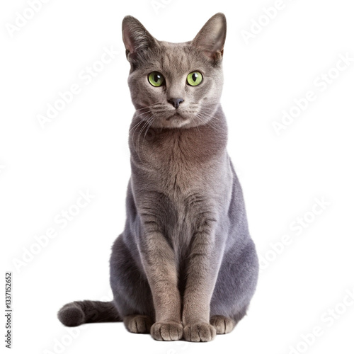 russian blue cat 